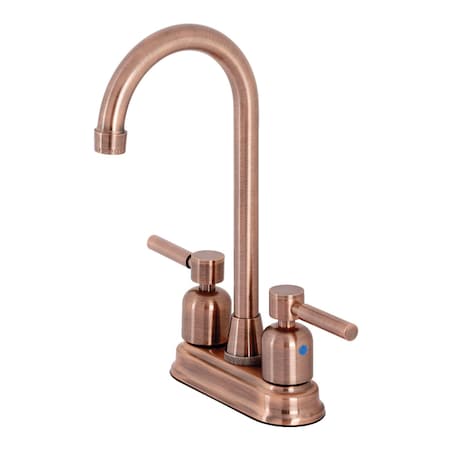 Kingston Brass KB849DLAC Concord Bar Faucet, Antique Copper KB849DLAC